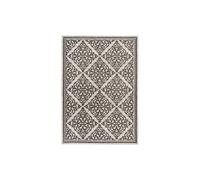 Tapis Tissé Oriental à Poils Courts "Davio" Gris 160 x 230 cm Gris G