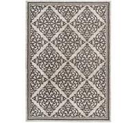 Tapis Tissé Oriental à Poils Courts "Davio" Gris 160 x 230 cm Gris G