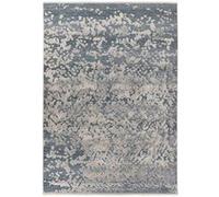 Tapis Tissé Oriental à Poils Plats "Dilan" Anthracite 80 x 150 cm Gris G