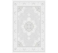 Tapis tissé plat Tapis abstrait Tapis oriental Designer 160x230 Blanc