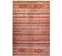 Tapis Tissé Rayé Ethnique Fayo Multicolore 75 x 150 cm