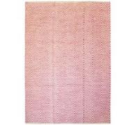 Tapis Tissé Rayé Fait Main Aperitif Rose 120 x 170 cm Rose