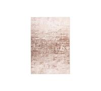 Tapis Tissé Rétro à Poils Plats "Saphira" Beige 120 x 170 cm