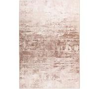 Tapis Tissé Rétro à Poils Plats Saphira Beige 120 x 170 cm Beige