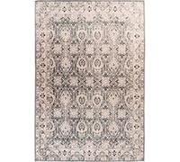Tapis Tissé Rétro à Poils Ras Saphira Beige 80 x 150 cm Beige
