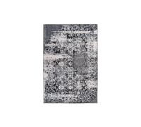 Tapis Tissé Vintage à Poils Plats Saphira Gris 120 x 170 cm Gris