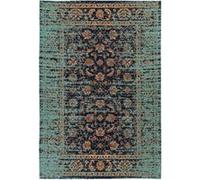 Tapis Tissé Vintage Oriental Charme Bleu 120 x 180 cm Bleu