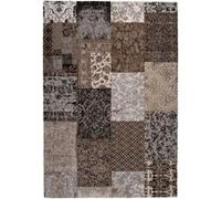 Tapis Tissé Vintage Patchwork Symphony Marron 120 x 170 cm