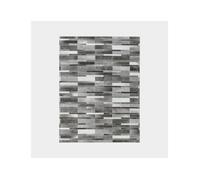 Tapis toucher soft - Imprimé peau de vache - Parement gris - 160 x 220 cm