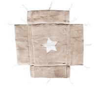 Tapis tour pour parc gris galet TU