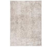 Tapis Traditionnel en polypropylène Blanc/Taupe 91 x 152 cm