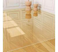 Tapis Transparent Pour Protection De Sols Durs 80x100cm 100x100cm 110x120cm 120x120cm Tapis De Chaise De Bureau PVC Antidérapant Tapis De Fauteuil Roulant 1,5mm D'épaisseur Pour Cuisine Hall D'entrée