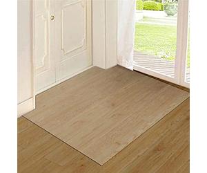 Tapis Transparent, Tapis de Sol Transparent, sous-Tapis de Protection de Sol en PVC Transparent, protège-Nappe, antidérapant, Tapis de Protection pour parquet/carrelage pour Bureau et Maison
