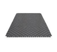 Tapis tressé bandes 10cm LxWxH 200x140x0.5cm