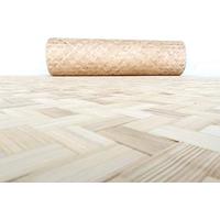 Tapis tressé en bambou 240 x 120 cm - Tapis en fibre de bambou collé comme décoration intérieure ou revêtement mural