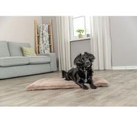 Tapis Trixie LONNI, peluche en velours côtelé, beige