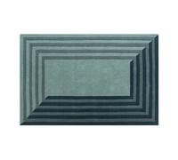 Vente-unique - Tapis tufté 100% Laine - 160 x 230 cm - Bleu Canard - 2000g/m² - Silene