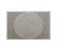 Tapis tufté 100% laine - 160 x 230 cm - Gris - 1800g/m² - NELUNE