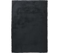 Tapis Tufté à la Main à Poils Longs Rabbit Anthracite 160 x 230 cm