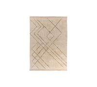 Tapis Tufté à la Main Ethnique "Mylen IV" Beige 120 x 170 cm