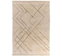 Tapis Tufté à la Main Ethnique "Mylen IV" Beige 120 x 170 cm