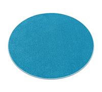 Tapis Une Couleur Eton pour n'importe Quelle pièce, Salon, Chambre, Chambre d'enfant, Turquoise des Tailles différentes, Cercle 200 cm