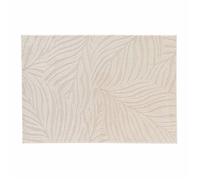 Douceur d'Intérieur - Tapis rectangle Ankara - 120 x 170 cm - Naturel uni relief