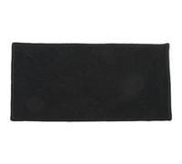 Tapis uni antidérapant - 40 x 60 cm - Noir Noir G