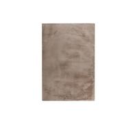 Tapis Uni Doux à Poils Longs "Rabbit" Taupe 160 x 230 cm