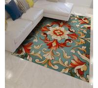 Tapis Universe Planet 180x240 Tapis Outer Space Chambre canapé Sol Galaxy Theme Solar System intérieur extérieur résistant Taches Facile Nettoyer Lavable