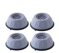Tapis Universel pour Lave-linge Lot de 1 à 4 patins anti-vibrations en caoutchouc antidérapants for machine laver et réfrigérateur(Grey 4PCS)