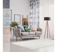 Tapis velours Sundae tapis d'intérieur moelleux de classe supérieure Crème 140x200 cm