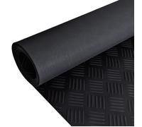 Tapis - vidaXL - 1,5x2 m - Caoutchouc antidérapant - Épaisseur 3 mm - Quadrillage