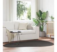 Tapis Vidaxl Anthracite Polyester 140 X 200 Cm Incrustations Décoratives
