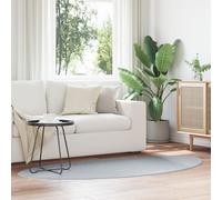 Tapis Vidaxl Gris Polyester 100 X 200 Cm Antidérapant Tapis D'accent