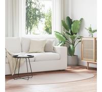 Tapis Vidaxl """"Huarte"""" Sable 100x200 Cm Ovale