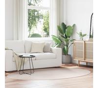 Tapis Vidaxl """"Huarte"""" Sable 160x230 Cm Ovale