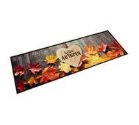 Tapis - vidaXL - Impression d'automne - Lavable - Noir - Rectangulaire - 100x50cm