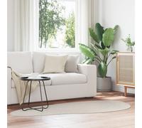 Tapis Vidaxl Sable Coton 100 X 200 Cm Incrustations Déco