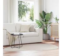 Tapis Vidaxl Sable Coton 140 X 200 Cm Tapis D'aire Forme D'onde