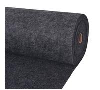 vidaXL Tapis strié pour exposition 1,2x10 m Anthracite Gris