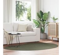 Tapis Vidaxl Vert Forêt 140x200 Cm Polyester Antidérapant
