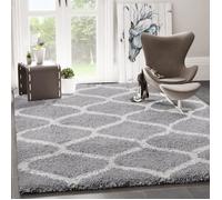 Tapis - VIMODA - Prime Shaggy - 200x280 cm - Mèches longues - Gris - Intérieur