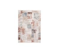 Tapis Vintage à Franges Akropolis IV Gris & Rose 120 x 180 cm Gris G