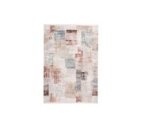 Tapis Vintage à Franges Akropolis IV Gris & Rose 200 x 300 cm