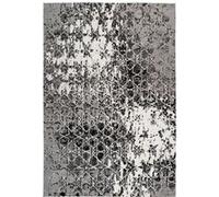 Tapis Vintage à Poils Courts Iglesia Gris 80 x 150 cm Gris