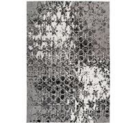 Tapis Vintage à Poils Courts Iglesia Gris 80 x 150 cm Gris
