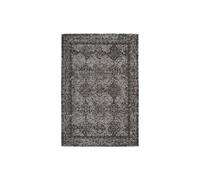 Tapis Vintage à Poils Courts Iglesia Gris & Noir 160 x 230 cm