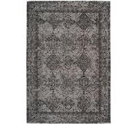 Tapis Vintage à Poils Courts Iglesia Gris & Noir 160 x 230 cm
