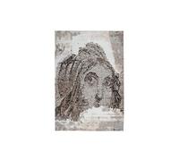 Tapis Vintage à Poils Courts Iglesia Taupe 80 x 150 cm